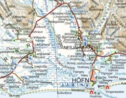 Ferdakort maps ijsland Wegenkaart 4 IJsland Zuidoost