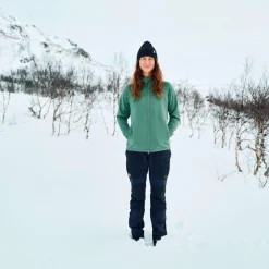DAMES Fjallraven Abisko Grid Fleece Hoodie W