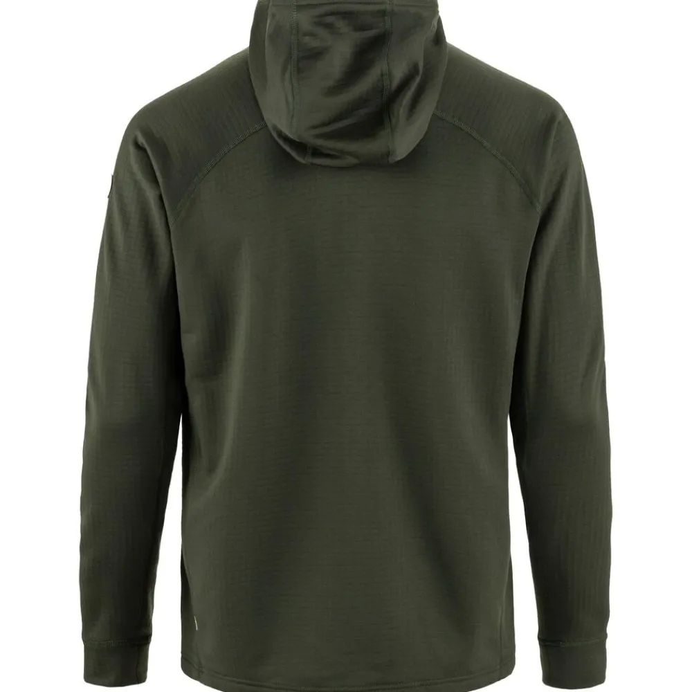 Heren Fjallraven Abisko Grid Fleece Hoodie M