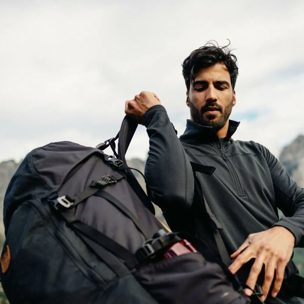 Heren Fjallraven Abisko lite fleece half zip M