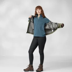 DAMES Fjallraven Abisko lite fleece half zip W