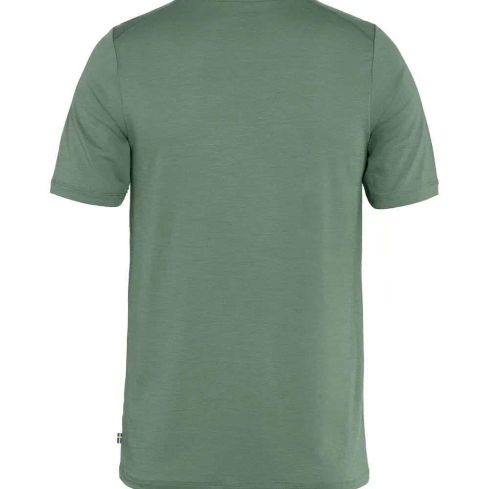Heren Fjallraven Abisko wool logo SS M