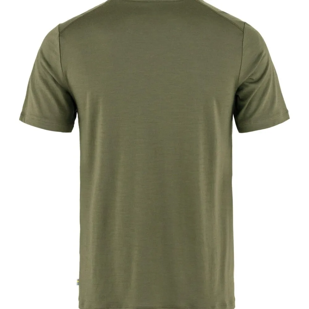 Heren Fjallraven Abisko wool logo SS M