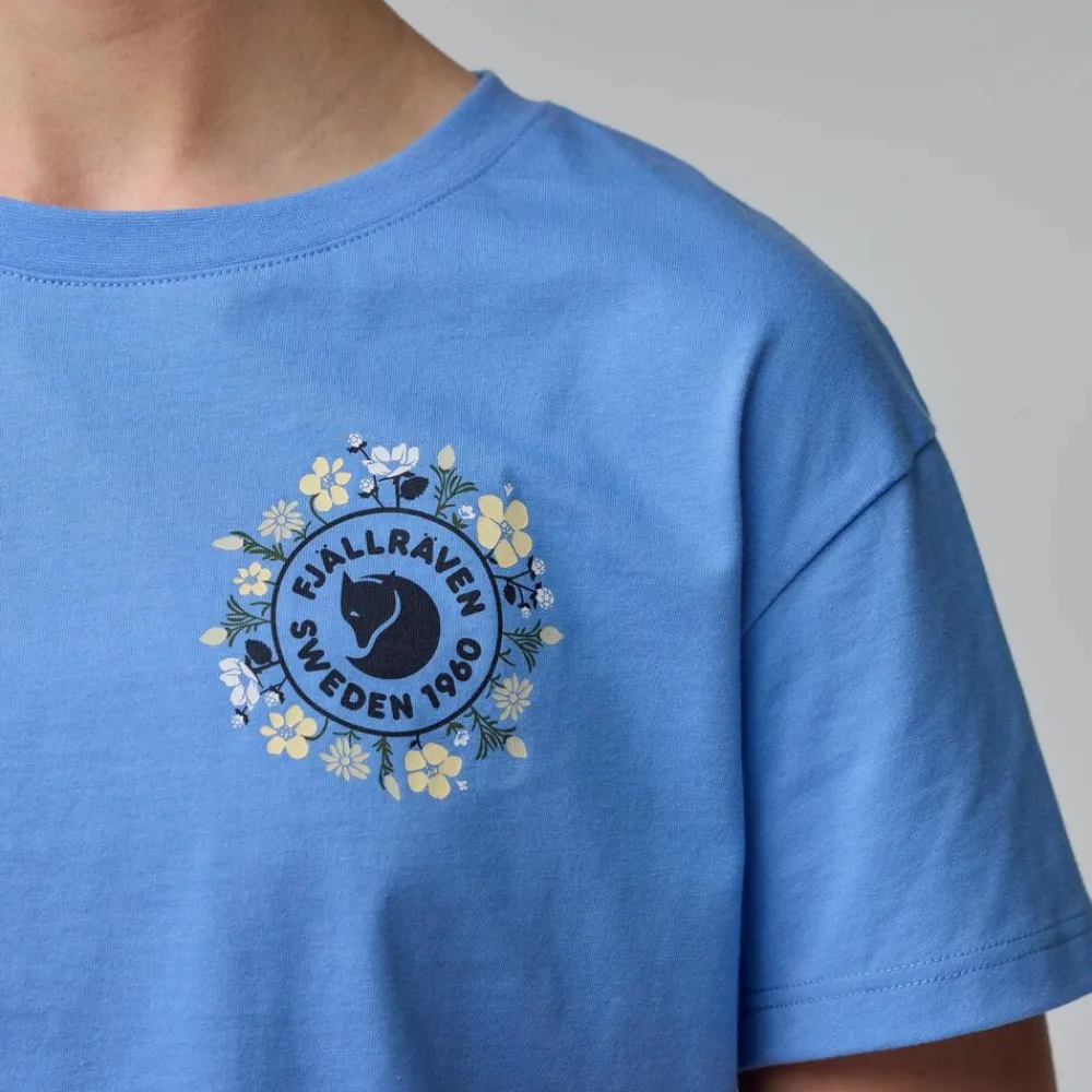 DAMES Fjallraven Fjallblomster Logo T-Shirt W
