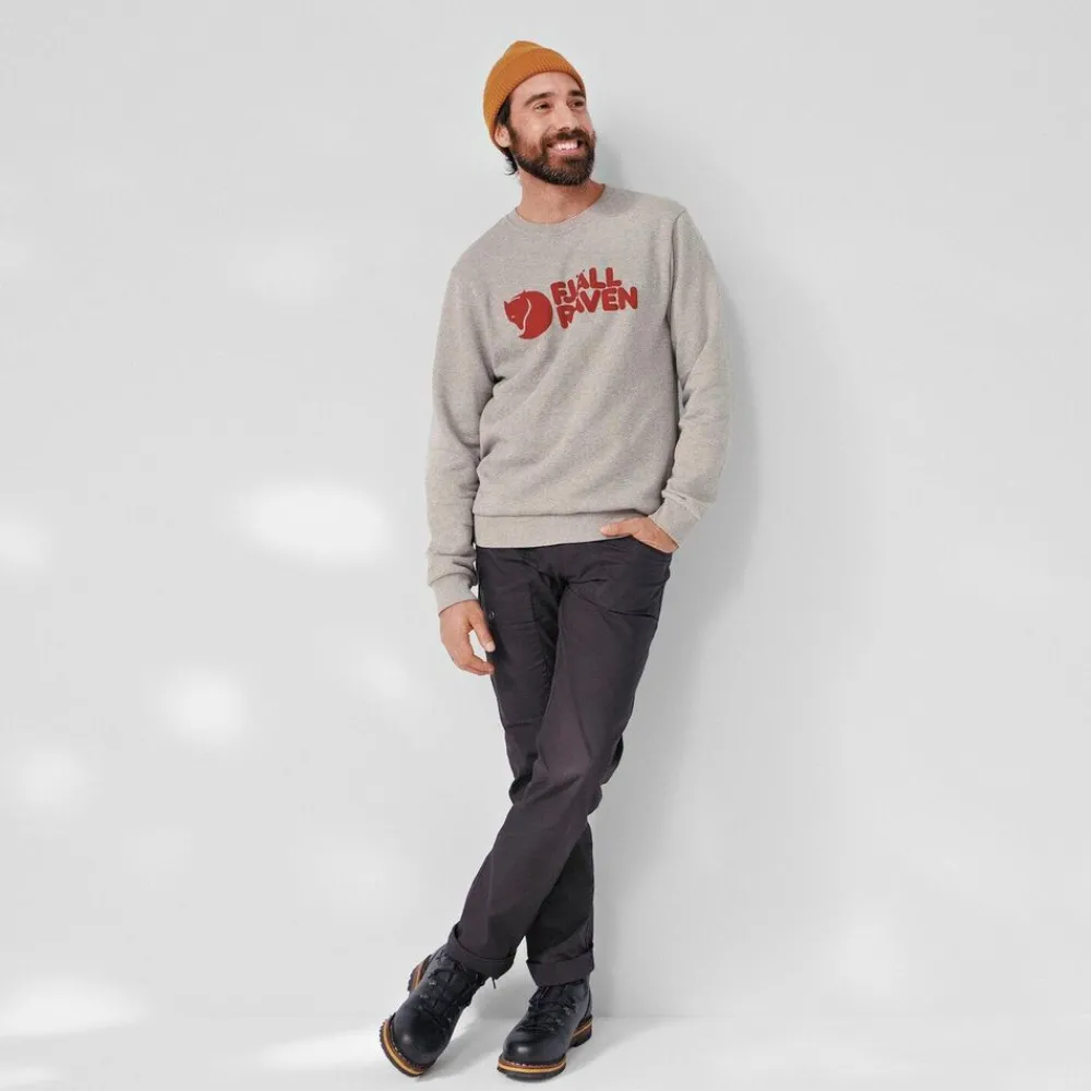 Heren Fjallraven Logo Sweater M