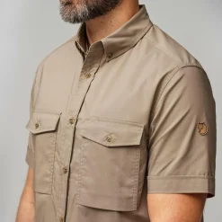 Heren Fjallraven Ovik air stretch SS shirt M