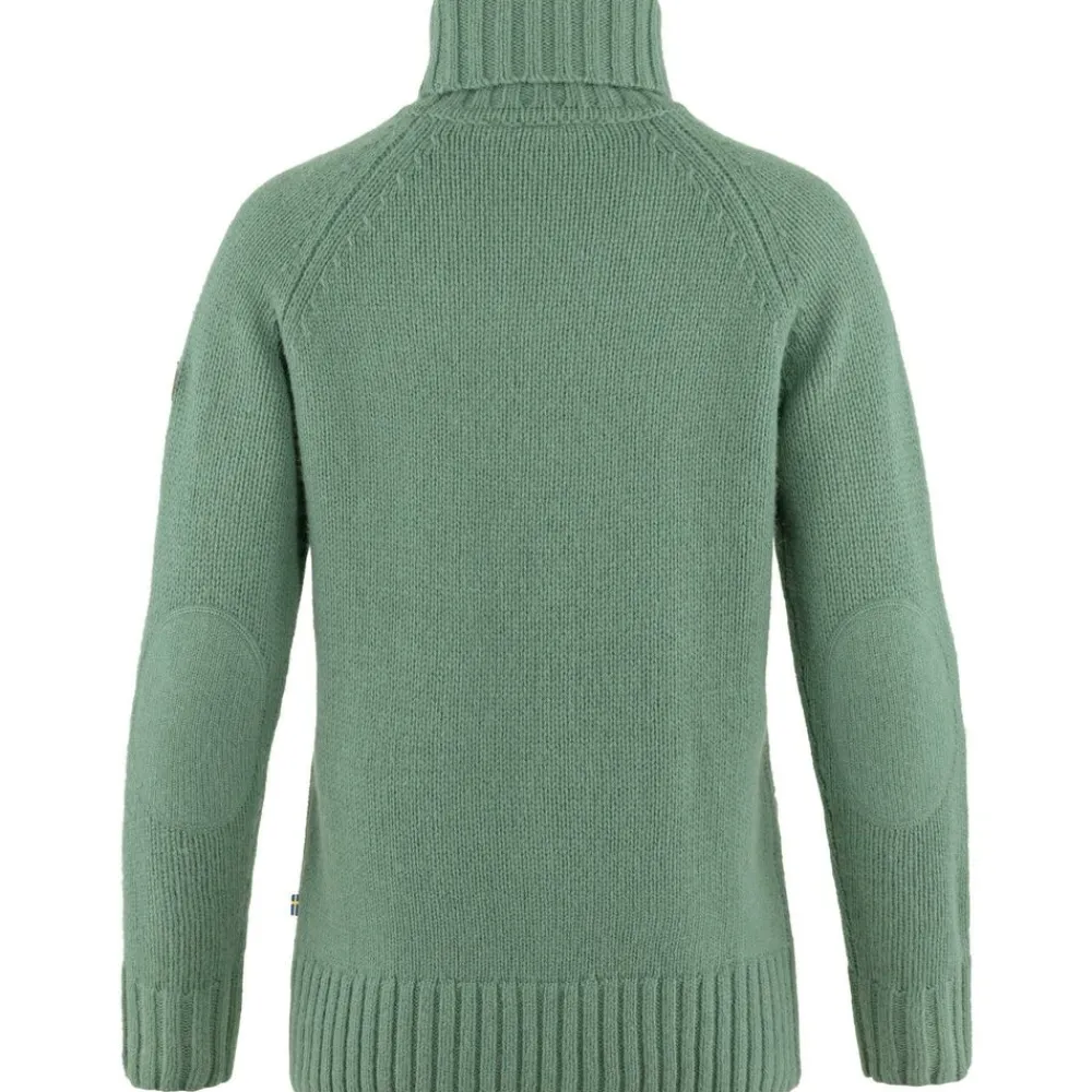 DAMES Fjallraven Ovik cable knit roller neck W