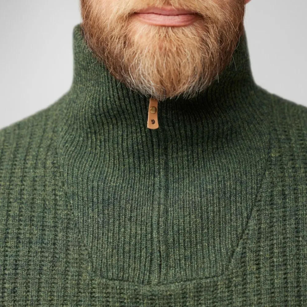 Heren Fjallraven Ovik half zip knit M