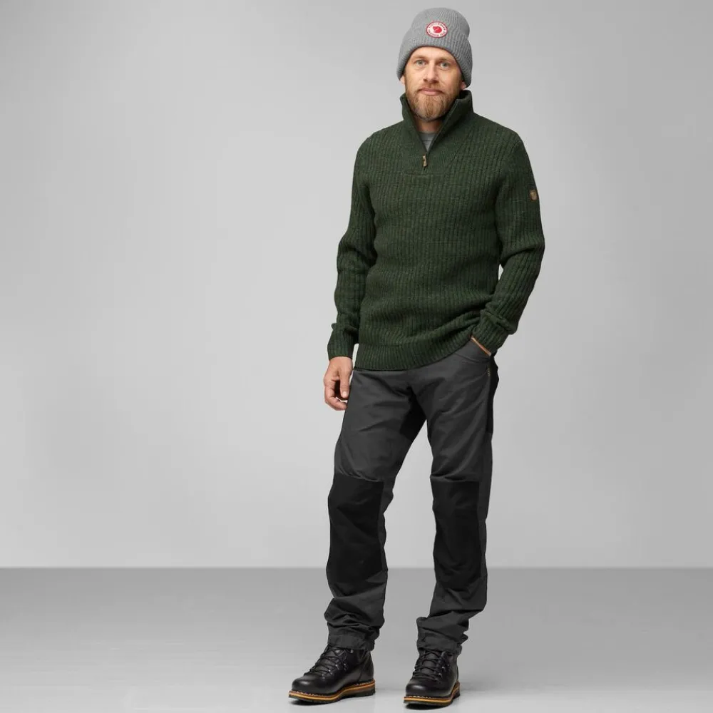 Heren Fjallraven Ovik half zip knit M