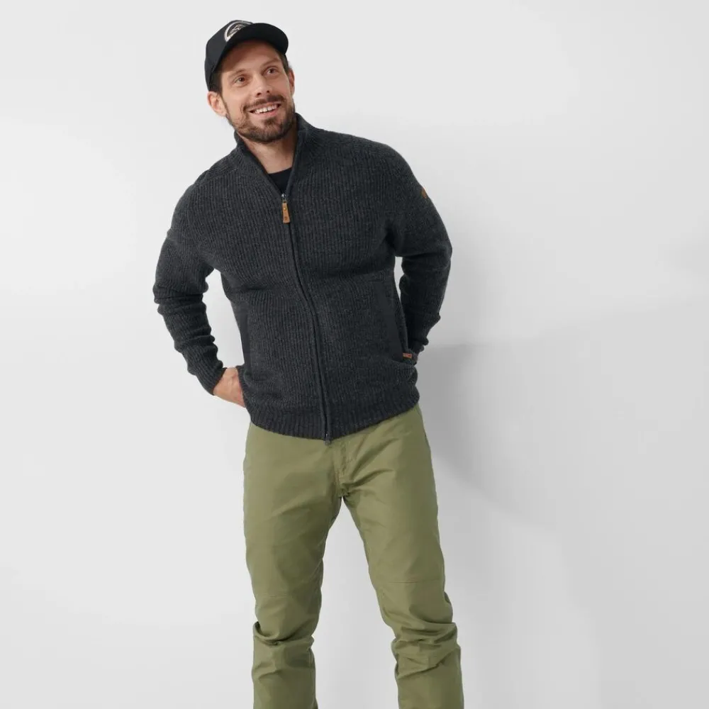 Heren Fjallraven Ovik zip cardgan knit M