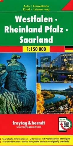 Freytag & Berndt Wegenkaart 06 Westfalen - Rheinland-Pfalz