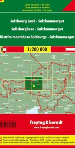 Freytag & Berndt Wegenkaart 6 Salzburgerland