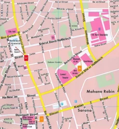 Freytag en Berndt Stadsplattegrond Tel Aviv