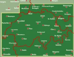 Freytag en Berndt Wegenkaart Zwitserland