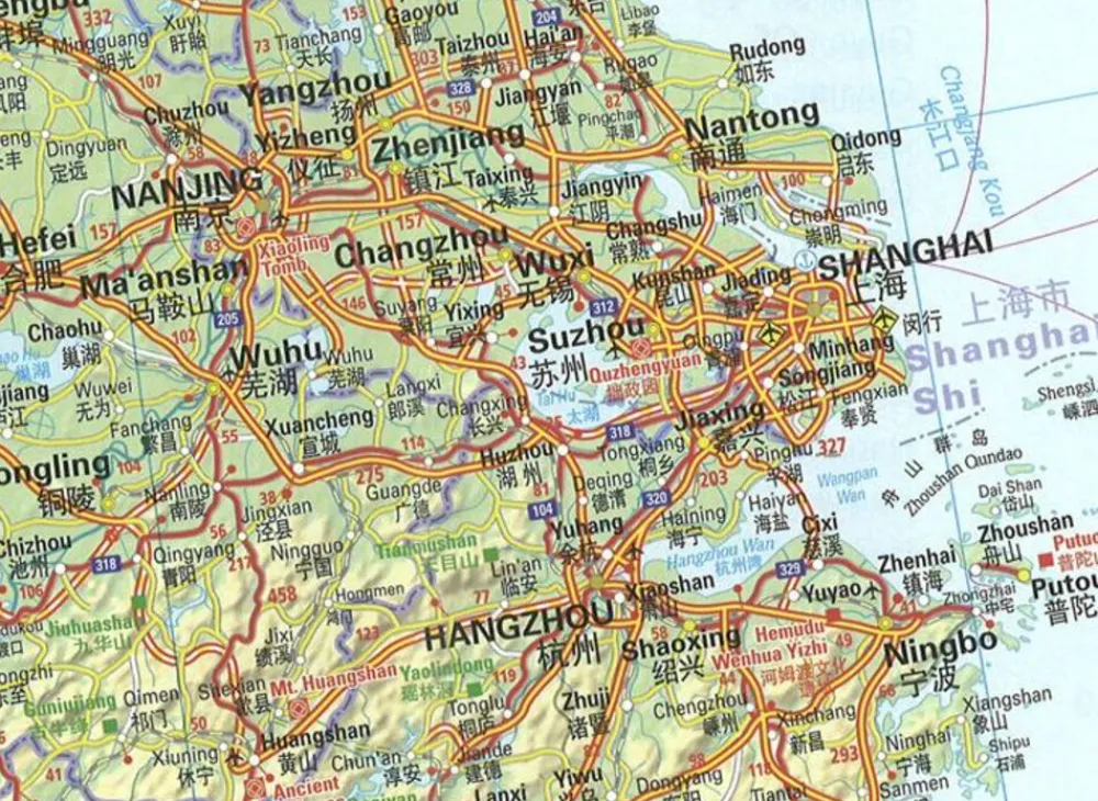 Freytag en Berndt Wegenkaart China en Mongolië