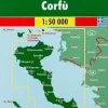Freytag en Berndt Wegenkaart Corfu Korfoe 1:50.000