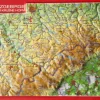Georelief Maps Reliëf ansichtkaart Osterzgebirge