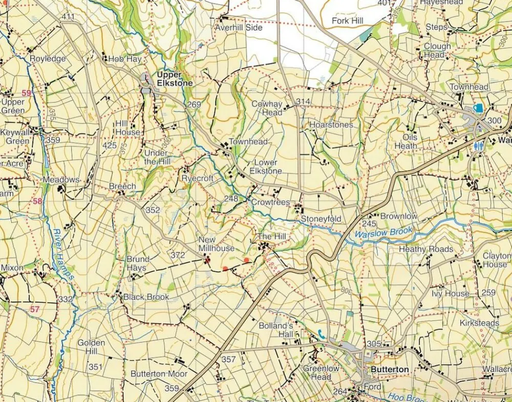 Harvey Maps Wandelkaart XT25 Peak District Centraal