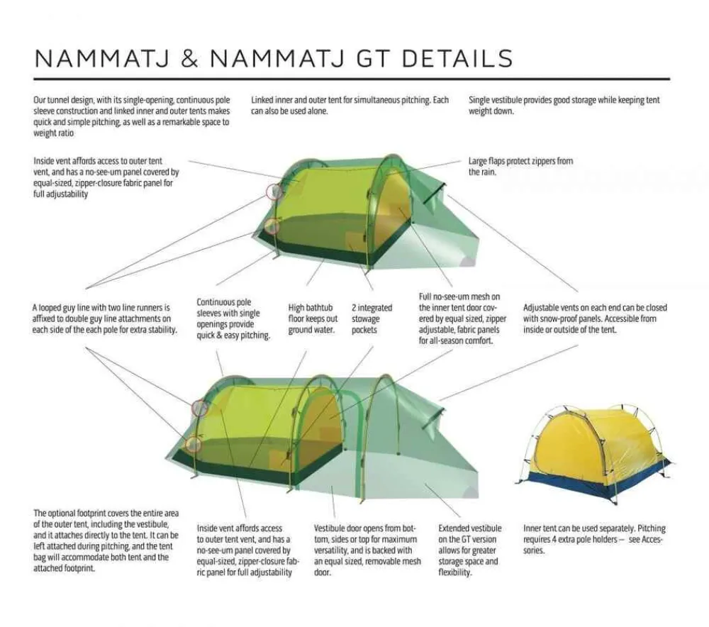 Hilleberg Nammatj 3 GT Driepersoonstent