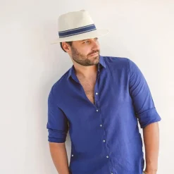 DAMES House of Ord Stripe Fedora