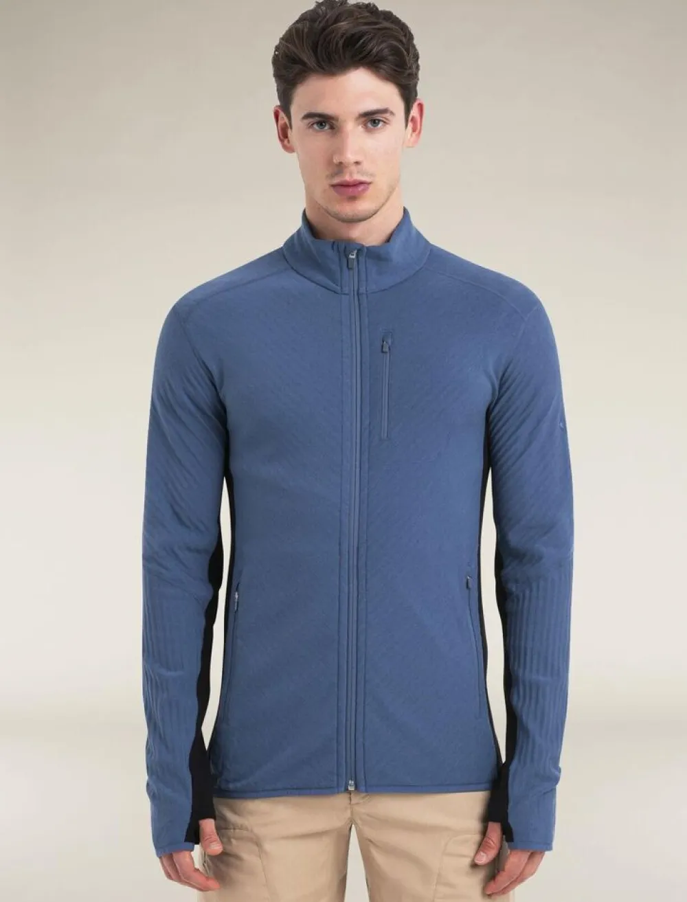 Heren Icebreaker M Descender LS Zip