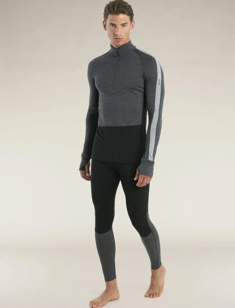 Heren Icebreaker M Merino 200 LS Half Zip