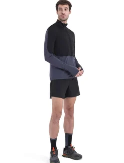 Heren Icebreaker M Merino 200 Realfleece Descender LS Half Zip