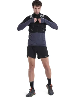 Heren Icebreaker M Merino 200 Realfleece Descender LS Half Zip