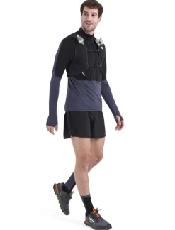 Heren Icebreaker M Merino 200 Realfleece Descender LS Half Zip