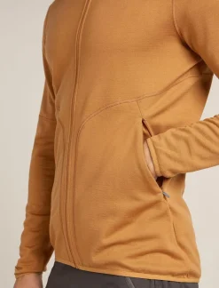 Heren Icebreaker M Merino 560 RealFleece Elemental LS Zip Hoodie