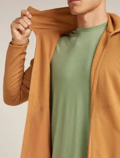 Heren Icebreaker M Merino 560 RealFleece Elemental LS Zip Hoodie