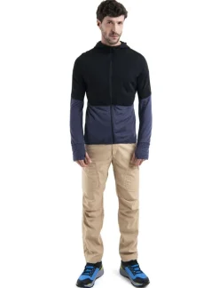 Heren Icebreaker M Merino 200 RealFleece Descender hoody