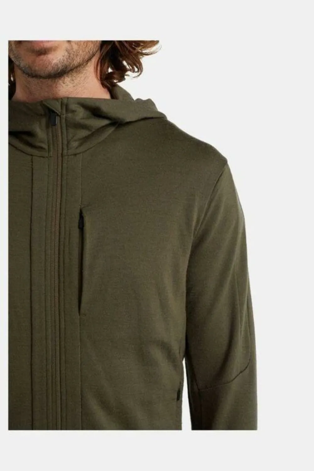 Heren Icebreaker M Quantum III LS zip hood