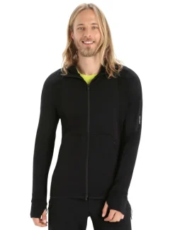 Heren Icebreaker M Quantum zoneknit LS zip hoody