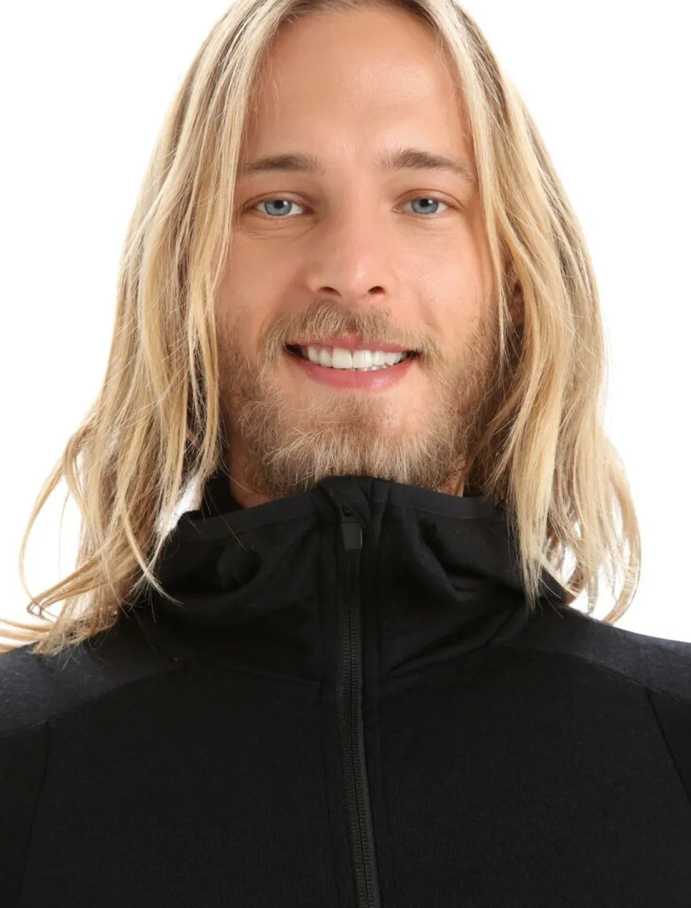 Heren Icebreaker M Quantum zoneknit LS zip hoody