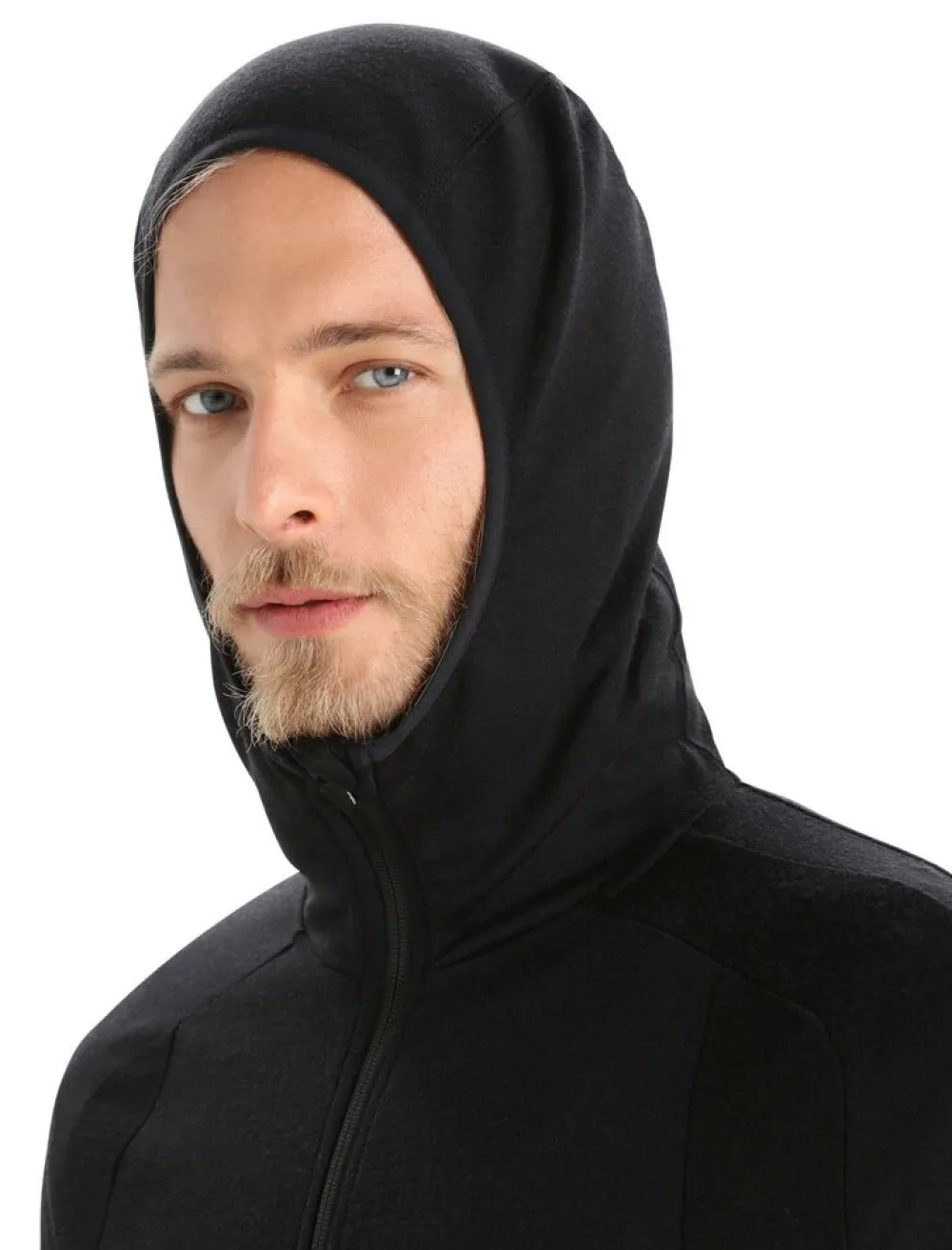 Heren Icebreaker M Quantum zoneknit LS zip hoody