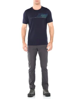 Heren Icebreaker Mens tech lite ss crewe glacial lines