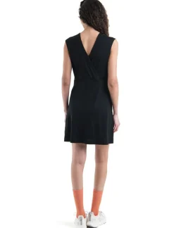DAMES Icebreaker W Merino 200 Granary Sleeveless V Neck Dress
