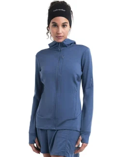 DAMES Icebreaker W Merino 260 Quantum IV LS zip hoodie