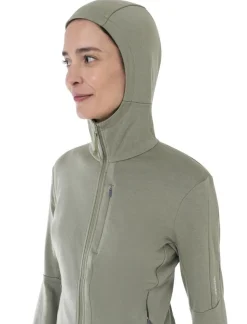 DAMES Icebreaker W Merino 260 Quantum IV LS zip hoodie