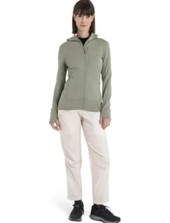 DAMES Icebreaker W Merino 260 Quantum IV LS zip hoodie