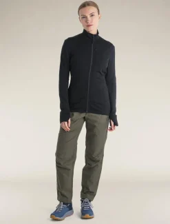 DAMES Icebreaker W Merino 260 Quantum IV LS Zip
