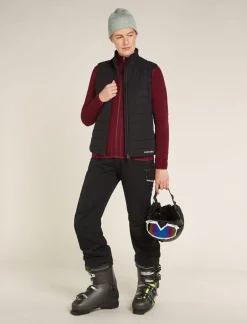 DAMES Icebreaker W Merino 560 Realfleece Element II LS Z