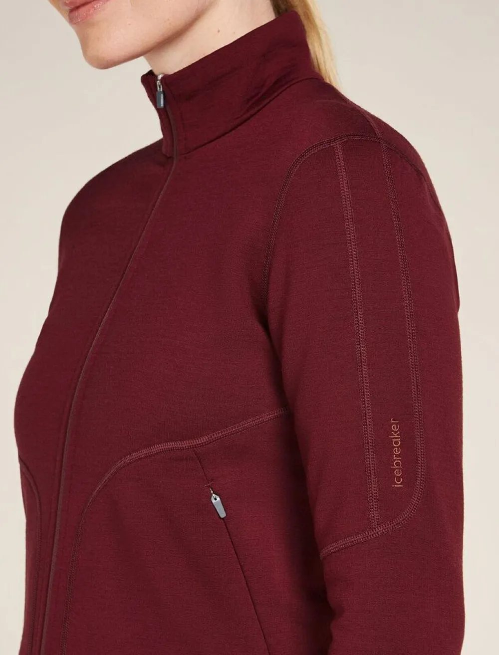 DAMES Icebreaker W Merino 560 Realfleece Element II LS Z