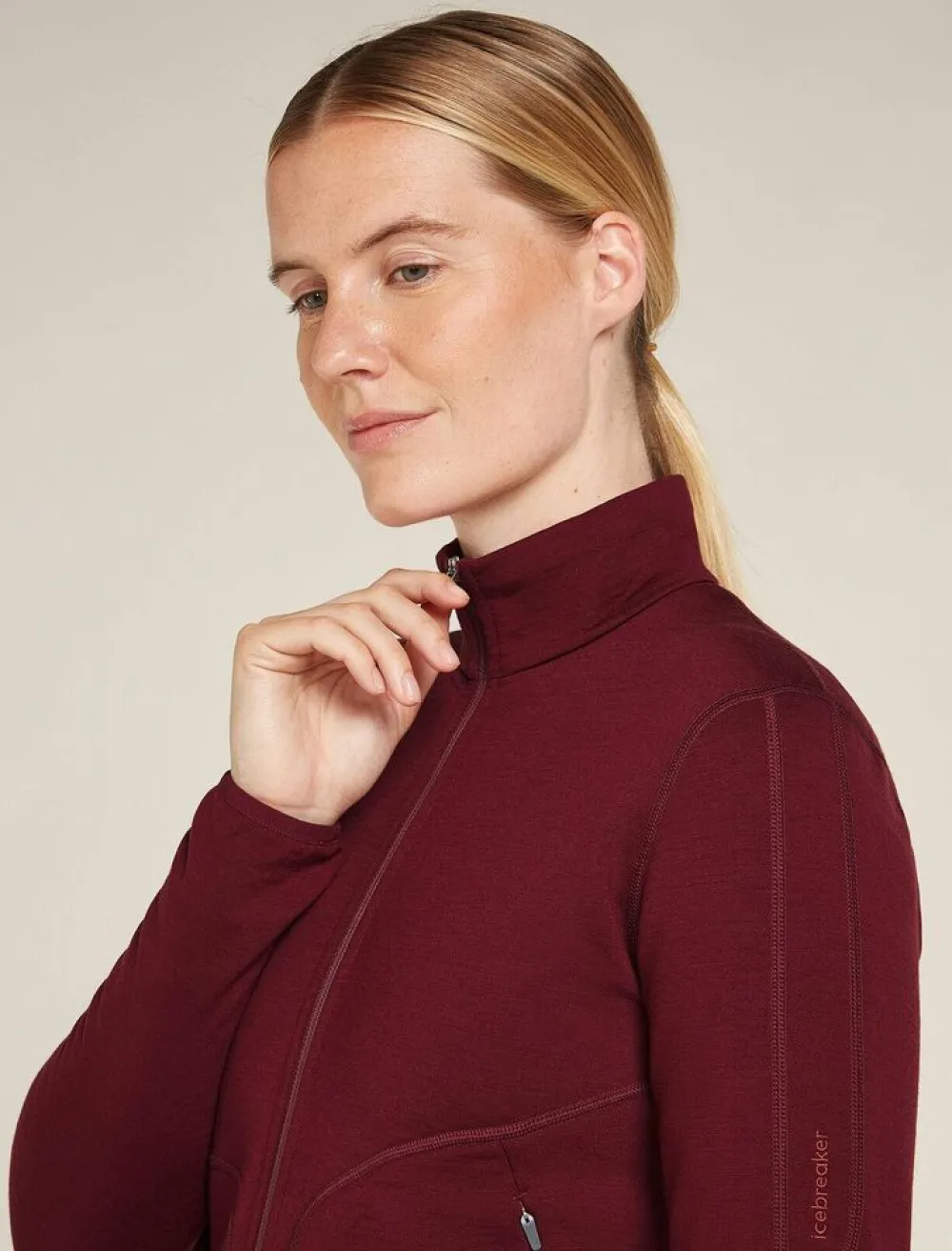 DAMES Icebreaker W Merino 560 Realfleece Element II LS Z