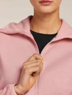 DAMES Icebreaker W Merino 560 RealFleece Elemental LS Zip Hood