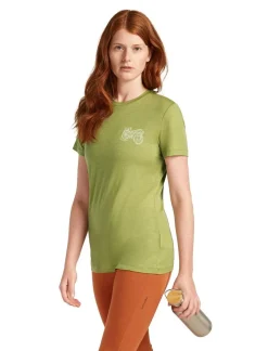 DAMES Icebreaker W Merino 150 Tech Lite ss Tee Adventure Ride