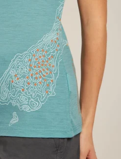 DAMES Icebreaker W Merino 150 Tech Lite SS Scoop Tee 30th Anniv