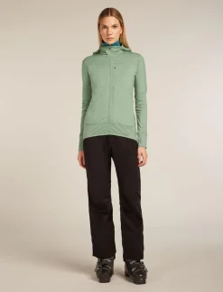 DAMES Icebreaker W Merino Blend 300 RealFleece™ Descender LS Zip Ho