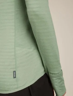 DAMES Icebreaker W Merino Blend 300 RealFleece™ Descender LS Zip Ho